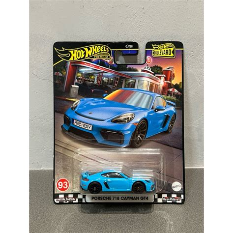 林蔭大道 Hot Wheels Premium 風火輪 Porsche 718 Cayman GT4 保時捷 跑車 蝦皮購物