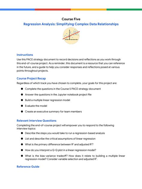 Regression Analysis Project Ideas