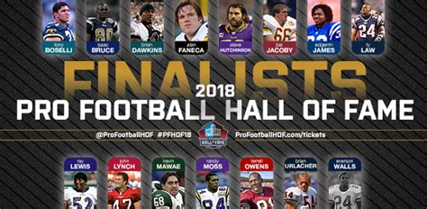 Class Of 2018 Pro Football Hall Of Fame