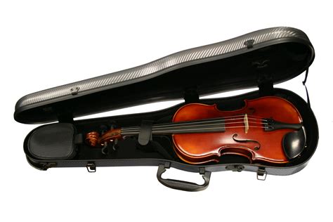 PURE by GEWA Violin Case, Polycarbonate 1.8, Shaped, Black/Black w ...