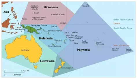 Oceanía: historia, ubicación, clima, turismo, bandera, paises, islas y más