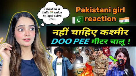 Pakistani Anchor Fiza Khan Cried After Pok Kashmir Riots Mrindianbaker