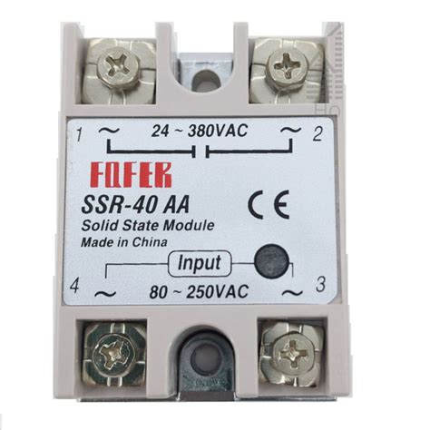Твердотельное реле FOTEK SSR-40AA купить на OZON по низкой цене в ...