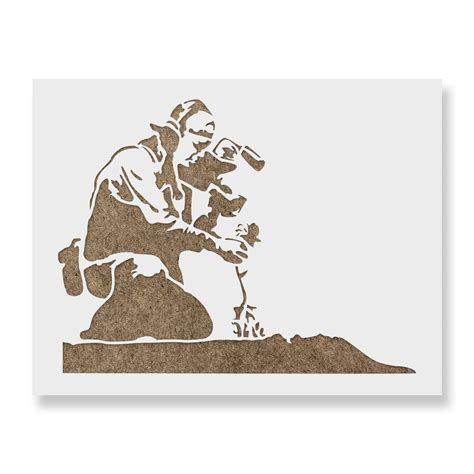 Flower Photograph Banksy Stencils - Stencil Revolution