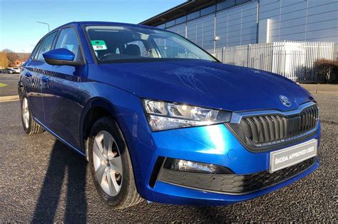 Find A Used Blue ŠKODA Scala 5 Dr 1 0 TSI 109ps SE DSG in Milton