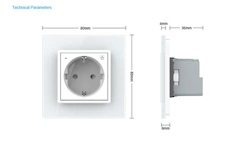 Livolo Eu Standard New Smart Wifi Power Socket Crystal Glass Panel