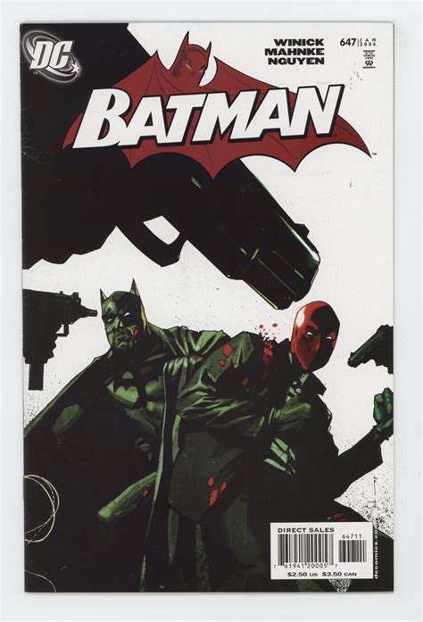 Batman 647 DC 2006 Jock Judd Winick Red Hood – Golden Apple Comics