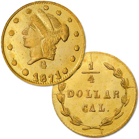 The California Pioneer 25-Cent Gold Coin