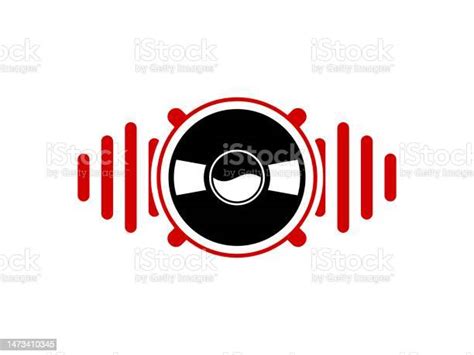 sistem suara  gelombang suara ilustrasi stok  gambar