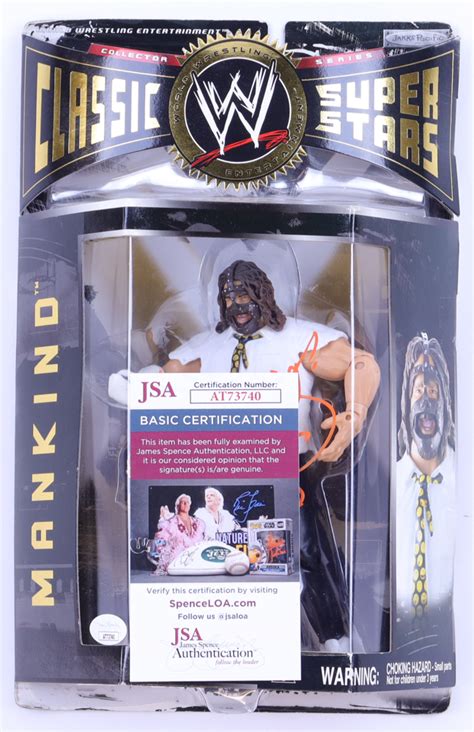 Mick Foley Signed Wwe Classic Superstars Action Figure Have A Nice