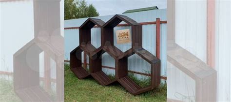 Дровник соты для камина деревянные есть другие купить в Новосибирске ...