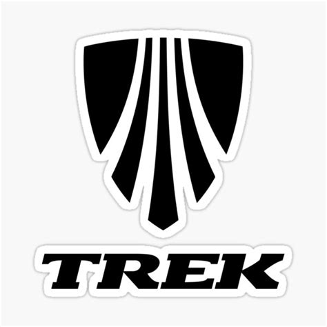 Black Trek Bike Logo Sticker For Sale By Nathanpatel8 Redbubble