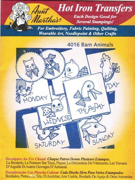 Amazon Cross Stitch Kitten Aunt Martha S Hot Iron Embroidery Transfer