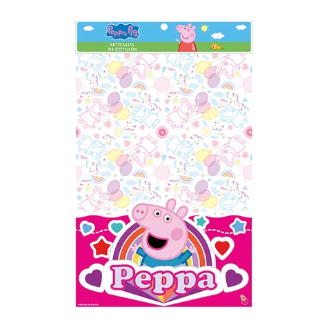 Cotillón Mantel Cumpleaños infantil Peppa Pig Cartoons