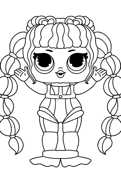Omalovánka LOL Surprise Scuba Babe Online a Tisk zdarma