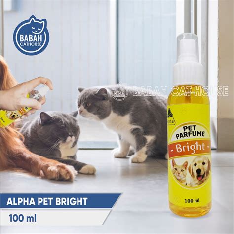 Jual ALPHA PARFUM Untuk Kucing Anjing Wangi Tahan Lama Cologne Murah