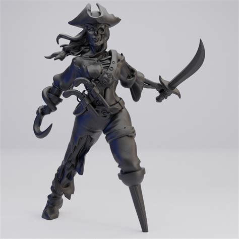 Hot Goblin モーガナ海賊船長ミニチュア ホットゴブリン TRPG