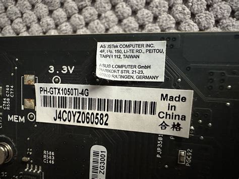 Видеокарта Asus GTX 1050 ti 4gb - GTX 1050ti идеальное состояние: 2 500 ...