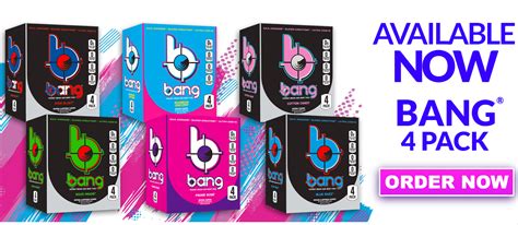 The Supp Plug: Bang Energy Drinks Now Available in 4 Packs