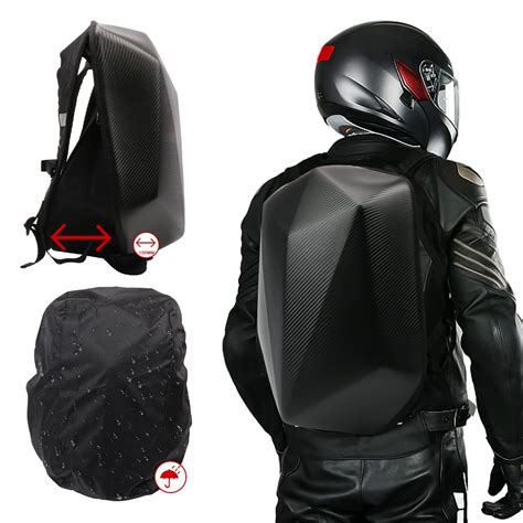 JFG RACING Motorcycle Backpack 30L,Universal Hard Shell Helmet Backpack ...