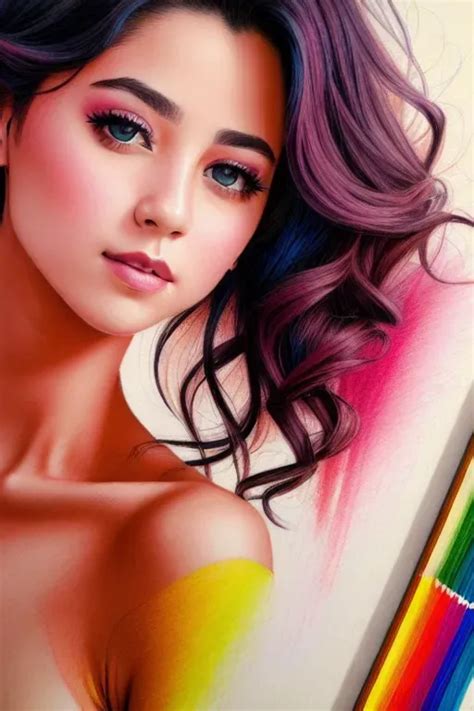 Dopamine Girl A Color Pencil Draw Of The Person From The Inspiration In Naked A Vmgvr Blm