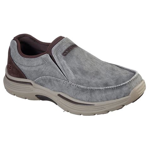 Skechers Usa Men's Expended Relfen Casual Canvas Slip-on Shoe | Men's ...