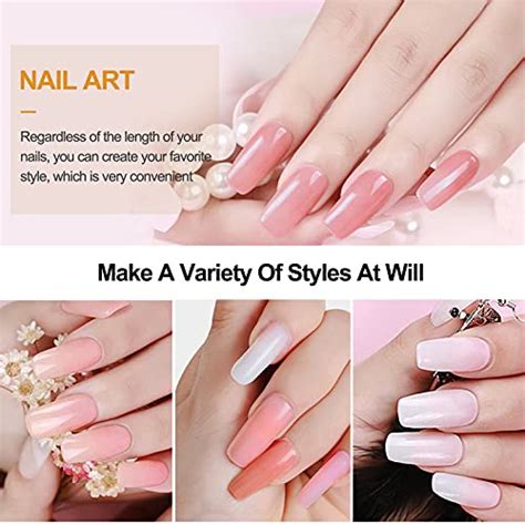 Ebanku Pcs Clear Nail Extension Form Tips Dual Nail Mold Full Cover