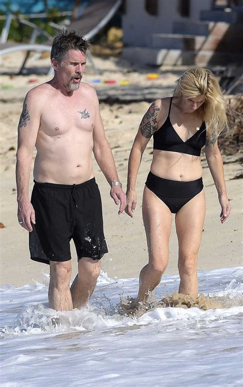 Ryan Shawhughes in a Black Bikini Was Seen Out with Ethan Hawke on the