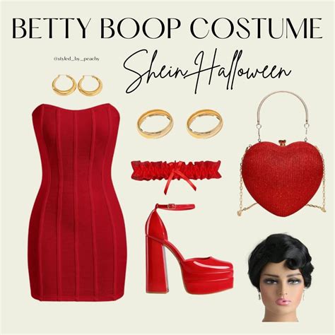 Betty Boop Halloween Costume Shein Diy Halloween Costume Betty Boop