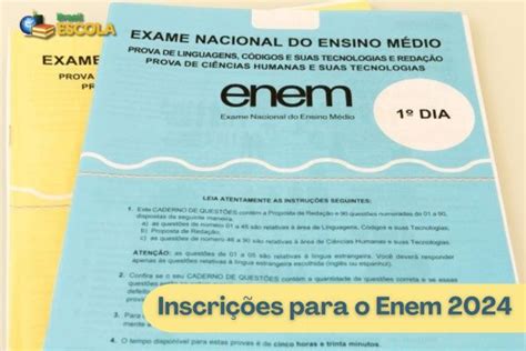 Quando Começa A Inscrição Do Enem 2024 - Inscrições para o Enem 2024 começam hoje - A Voz do MS News