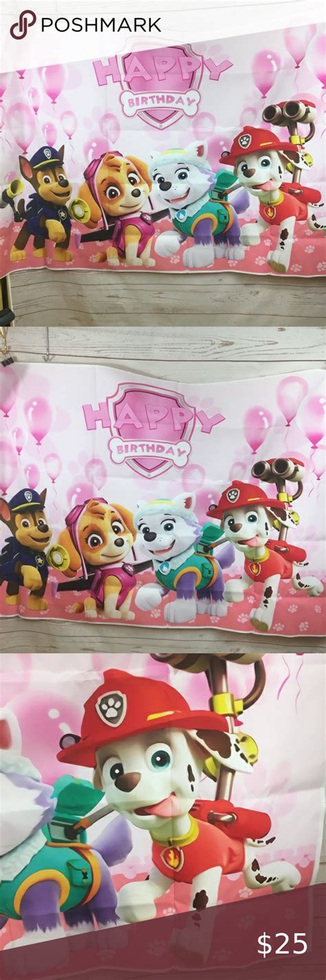 Paw Patrol Birthday Party Background Paw Patrol Birthday Party