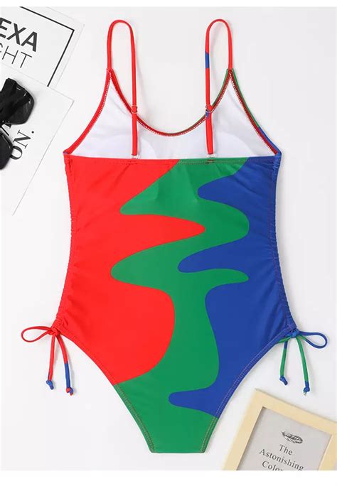 Buy Its Me Sexy Drawstring One Piece Bikini Swimsuit Online Zalora Malaysia