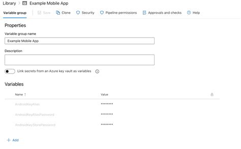 React Native Accessing Variables In Azure Pipeline Stack Overflow