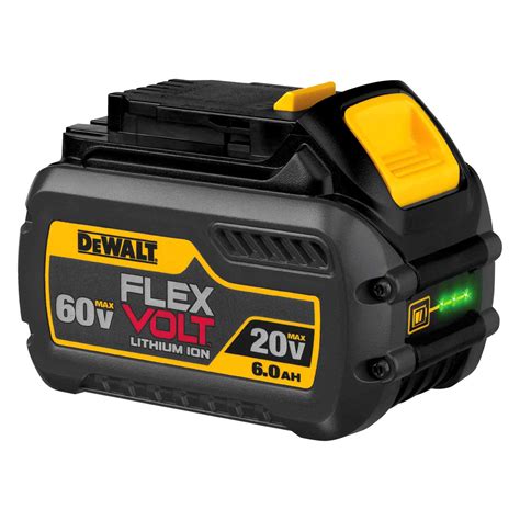 DeWALT DCB606 FLEXVOLT 20 V 60 V Li Ion 6 0 Ah Battery TOOLSiD