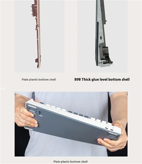 Ilovbee B Three Mode Wireless Customized Mechanical Keyboard Dual Structure Hot Plug Retro