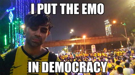 Meet Emo Protestor Malaysias Newest Meme You Rally Need To See Today