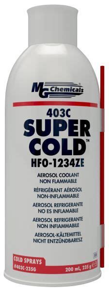 403c Super Cold ™ Hfo 1234ze Freezer Spray Aerosol