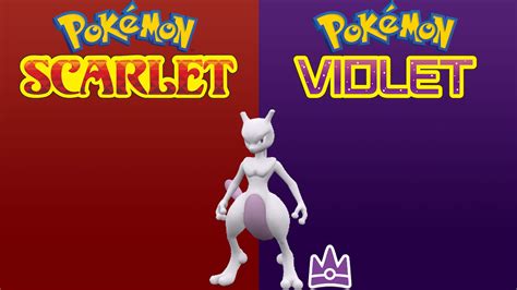 Pokemon Scarlet and Violet Mewtwo The Unrivaled 6IV-EV Trained ...