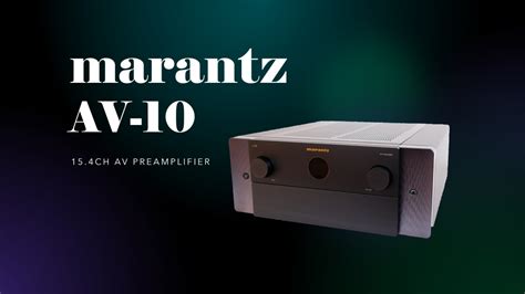 Marantz AV-10 - Mor Aek Home Theater