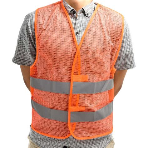 Jual Krisbow Safety Vest Rompi Pengaman Mesh Oranye Shopee Indonesia