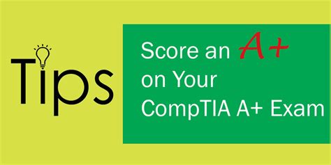 4 Tips To Score An A On Comptia A Exam Ucertify Blogs