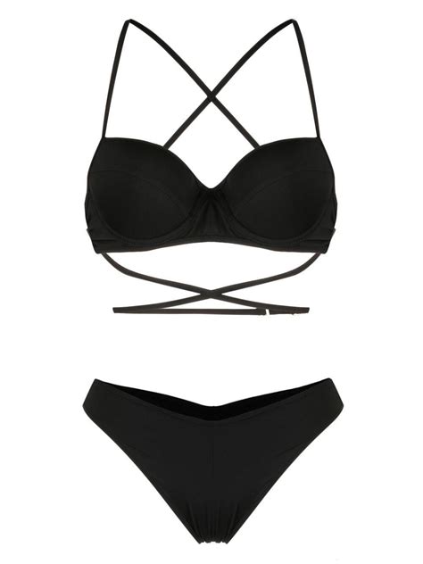 NOIRE SWIMWEAR Balconette Style Bikini Set Editorialist