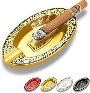 Amazon Demcigar Cigar Ashtray With Cigar Holders Slot Portable