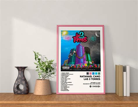 Natanael Cano Las Torres Digital Printable Album Cover Poster