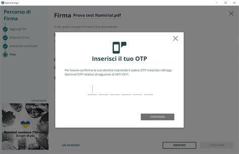 Namirial Sign - come si firma un documento? – Support Namirial