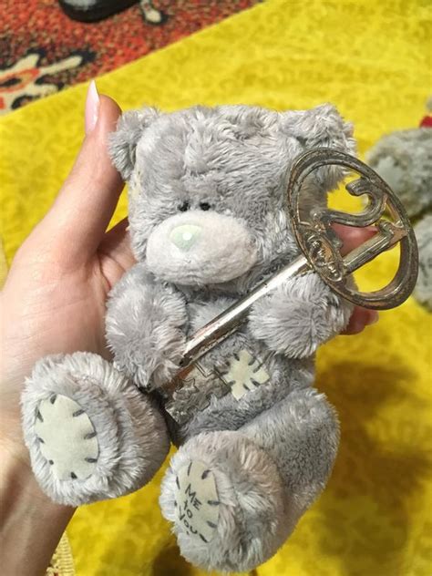 Мишка тедди с ключиком 21 год tatty teddy оригинал me to you мягкая ...