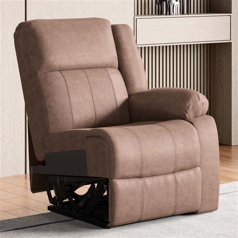 Buy Denver Fabric Seater Right Arm Recliner Brown From Home Centre