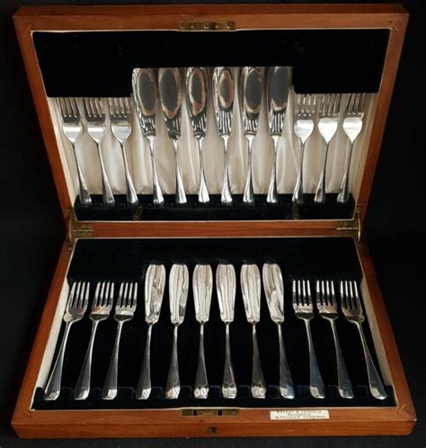 Mackay Chisholm Edinburgh Fish Cutlery Fish Set 24 Catawiki