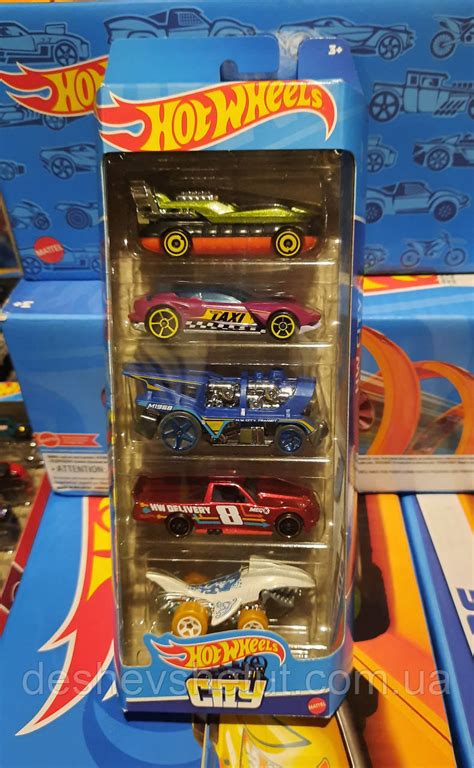 Hot Wheels Car Pack Hot Wheels City HLY Mattel Хот Вілс Базові колекційні машинки Сіті ID