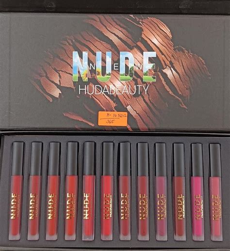 Hudabeauty Nude Liquid Lipstick Set at Rs 400 set लकवड लपसटक in New Delhi ID 26259779833